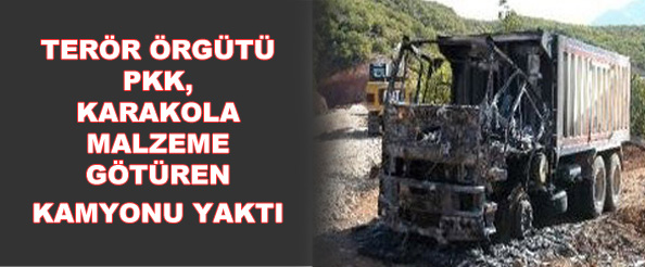 Terör örgütü pkk, yine yaktı