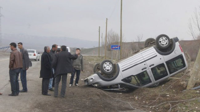 Trafik kazası: 3 yaralı
