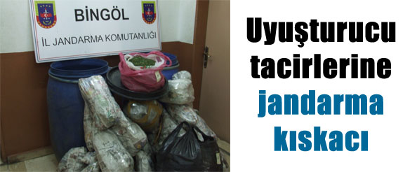 Uyuşturucu tacirlerine jandarma kıskacı