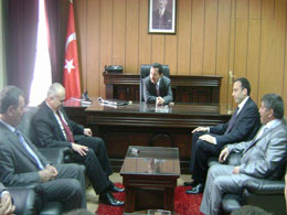 Vali balkanlıoğlu`ndan veda ziyaretleri