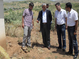 Vali, ekinyolu`nun su sıkıntısını giderdi