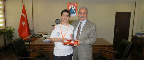 Vali güvençer türkiye ikincisini kabul etti