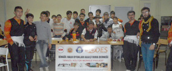 Yurt öğrencilerine unutulmaz gece