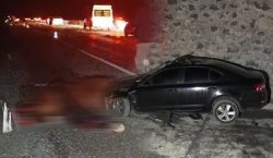 Bingöl`de otomobil ata çarptı: 1 ölü, 5 yaralı