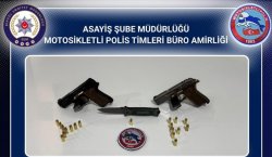 Bingöl`de 2 ruhsatsız tabanca ele geçirildi