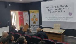 Bingöl`de arıcılara seminer verildi