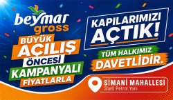 BEYMAR Gross Simani Mahallesi`nde Hizmete Açıldı